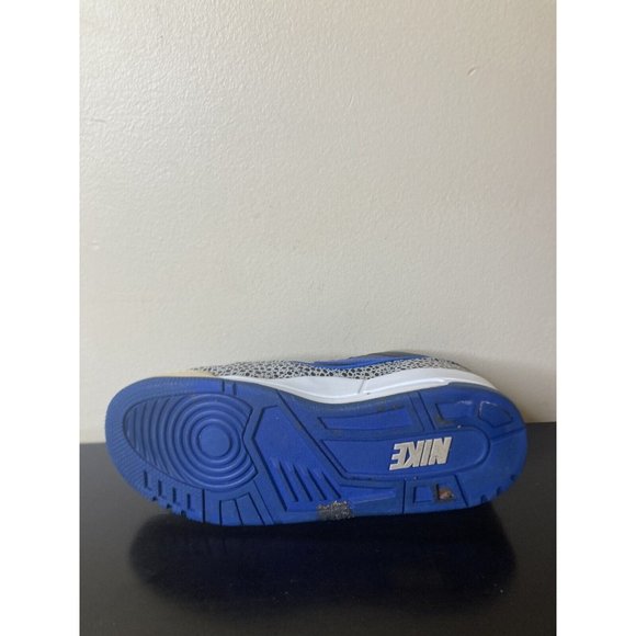 Nike Sz US 9 Air Assault Black Varsity Royal Cement Shoe 2007 - Picture 10 of 11